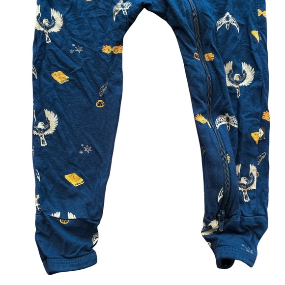 Harry Potter x Kyte Baby One Piece‎ Size 3T "Ravenclaw" Zippered Footie Pajamas - Picture 5 of 7